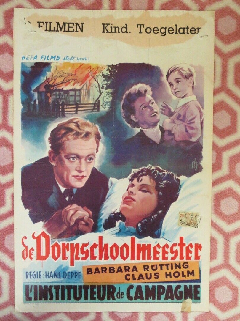 DE DORPSSCHOOLMEESTER/ ETERNAL LOVE BELGIUM (21.5"x14") POSTER BARBARA RUTTING