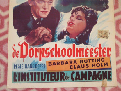 DE DORPSSCHOOLMEESTER/ ETERNAL LOVE BELGIUM (21.5"x14") POSTER BARBARA RUTTING