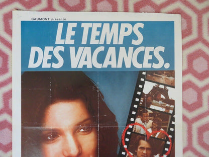 LES TEMPS DES VACANCES BELGIUM (19.5"x14") POSTER NATHALIE DELON 1979