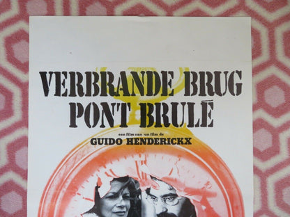 PONT BRULE/ Burned Bridges BELGIUM (21.5"x13.5") POSTER MALKA RIBOVSKA 1975