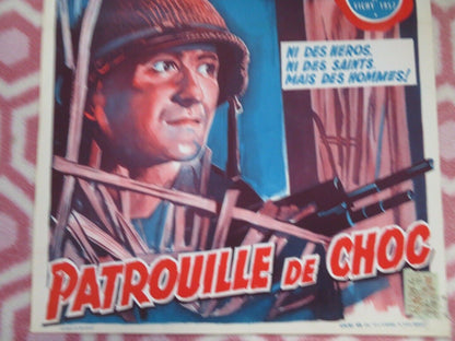 PATROUILLE DE CHOC/ Shock Patrol BELGIUM (21"x14") POSTER ALAIN BOUVETTE 1957