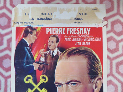 L'HOMME AUX CLES D'OR BELGIUM (21.5"x14") POSTER PIERRE FRESNAY 1956