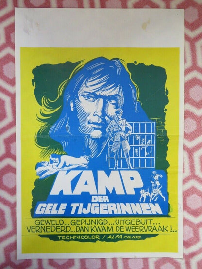 KAMP DER GELE TIJGERINNEN/ PRISONER 407 BELGIUM (21"x14") POSTER 1976