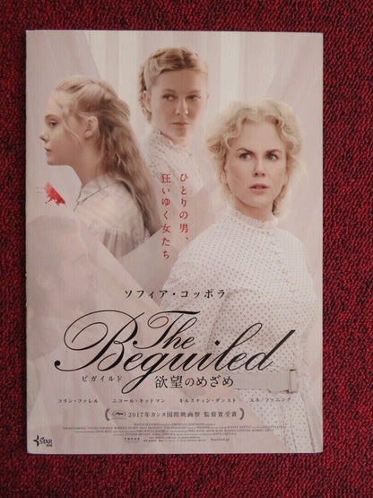 THE BEGUILED JAPANESE CHIRASHI (B5) POSTER " Nicole Kidman Colin Farrell 2017