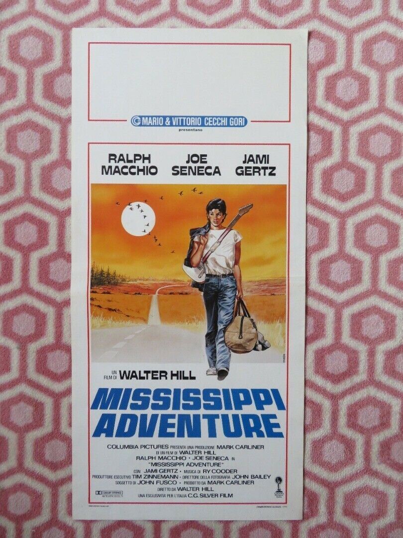 MISSISSIPPI ADVENTURE / Crossroads ITALIAN LOCANDINA (27.5"x13") POSTER 1987