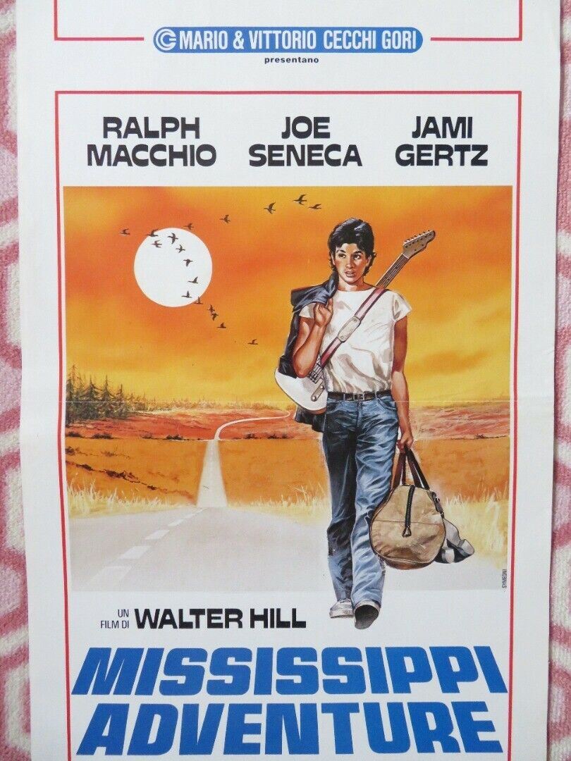 MISSISSIPPI ADVENTURE / Crossroads ITALIAN LOCANDINA (27.5"x13") POSTER 1987