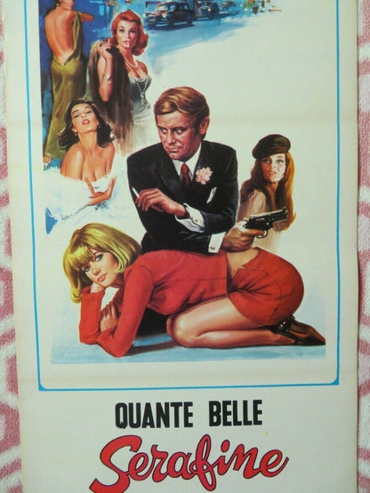 QUANTE BELLE SERAFINE ITALIAN LOCANDINA (27.5"x13") POSTER HORST FRANK 1969