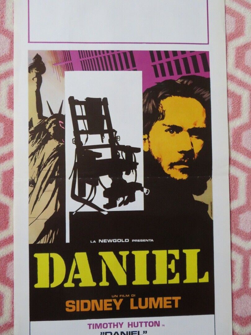 DANIEL  ITALIAN LOCANDINA (27.5"x13") POSTER TIMOTHY HUTTON 1983