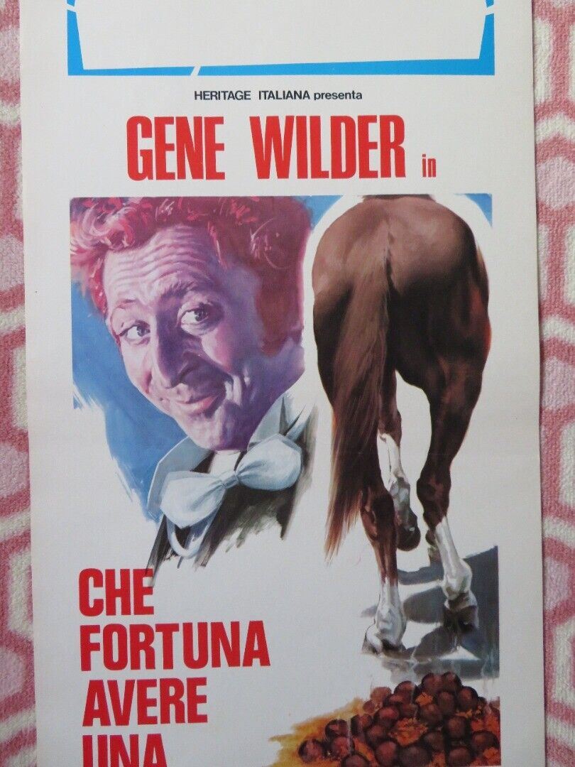 CHE FORTUNA AVERE UNA CUGINA .. ITALIAN LOCANDINA (27.5"x13")  POSTER 1975