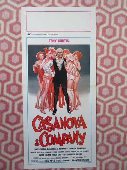 CASANOVA & COMPANY / Some Like It Cool ITALIAN LOCANDINA (27.5"x13")  POSTER '77