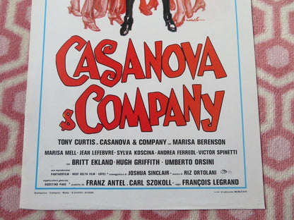 CASANOVA & COMPANY / Some Like It Cool ITALIAN LOCANDINA (27.5"x13")  POSTER '77