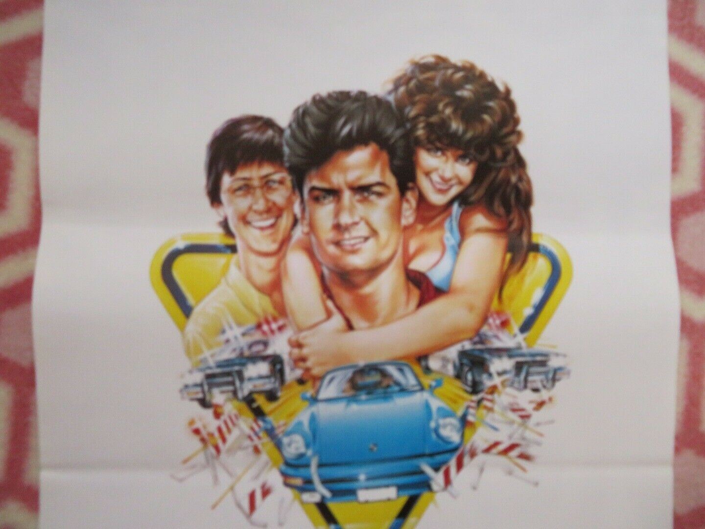 INTRE SI LITIGA MEGLIO ITALIAN LOCANDINA (27.5"x13") POSTER CHARLIE SHEEN 1988