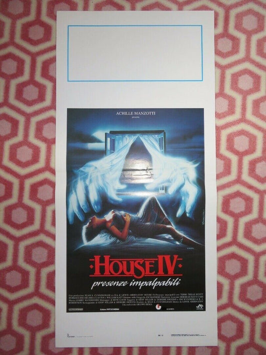 HOUSE IV ITALIAN LOCANDINA (27.5"x13") POSTER SEAN C.CUNNIGHAM 1992