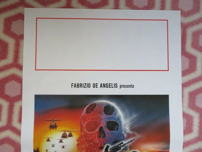 COBRA MISSION 2 ITALIAN LOCANDINA (27.5"x13") POSTER  BRETT CLARK 1988