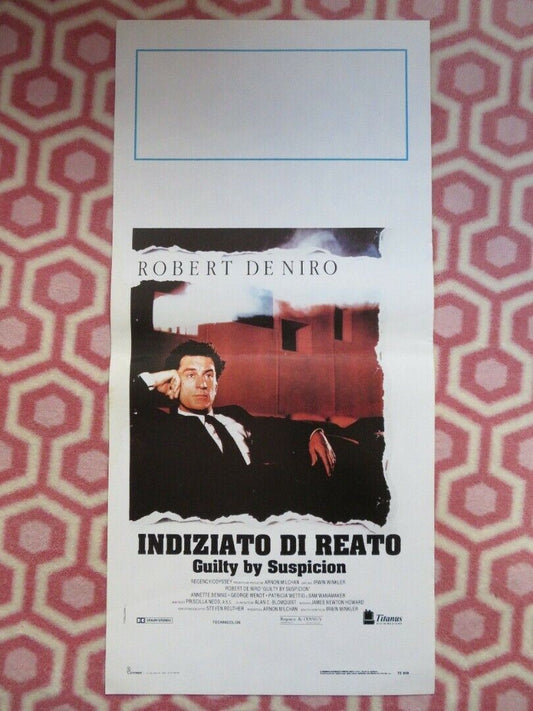 GUILTY BY SUSPICION ITALIAN LOCANDINA (27.5"x13") POSTER ROBERT DE NIRO 1991