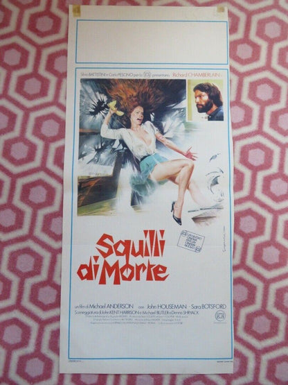 SQUILLI DI'MORTE/ Murder by Phone ITALIAN LOCANDINA (27.5"x13") POSTER 1983