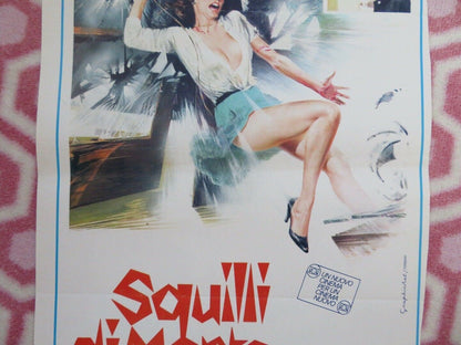 SQUILLI DI'MORTE/ Murder by Phone ITALIAN LOCANDINA (27.5"x13") POSTER 1983