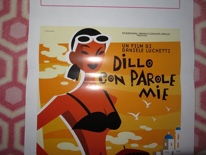 DILLO CON PAROLE MIE ITALIAN LOCANDINA (27.5"x13") POSTER STEFANIA MONTORSI 2003