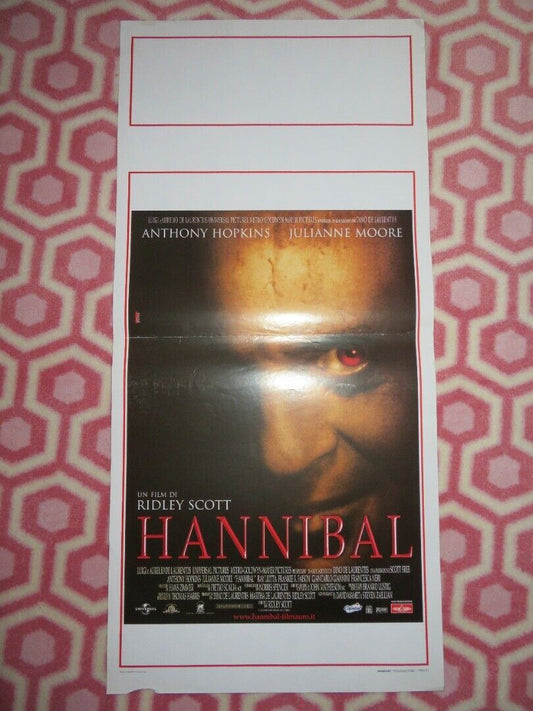 HANNIBAL   ITALIAN LOCANDINA (27.5"x13") POSTER RIDLEY SCOTT 2001