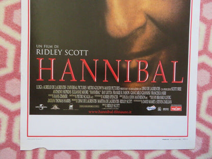 HANNIBAL   ITALIAN LOCANDINA (27.5"x13") POSTER RIDLEY SCOTT 2001