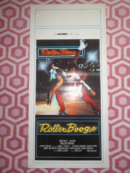 ROLLER BOOGIE  ITALIAN LOCANDINA (27.5"x13") POSTER LINDA BLAIR JIM BRAY 1979