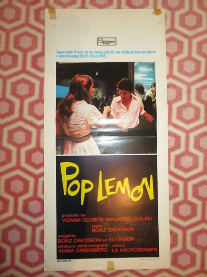 POP LEMON / Lemon Popsicle ITALIAN LOCANDINA (27.5"x13") POSTER 1978