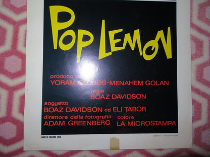 POP LEMON / Lemon Popsicle ITALIAN LOCANDINA (27.5"x13") POSTER 1978