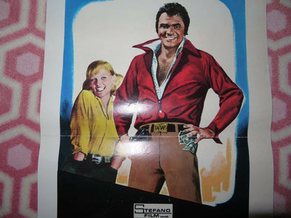 UN UOMO DA BUTTARE ITALIAN LOCANDINA (27.5"x12.5") POSTER BURT REYNOLDS 1978