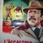 L'ASSASSINO E'TRA NOI SETTE ITALIAN LOCANDINA (24.5"x12.5") POSTER 1967