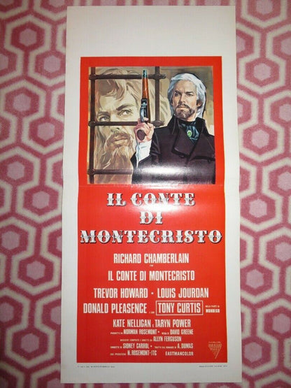 IL CONTE DI MONTE-CRISTO ITALIAN LOCANDINA (27.5"x13") POSTER 1975