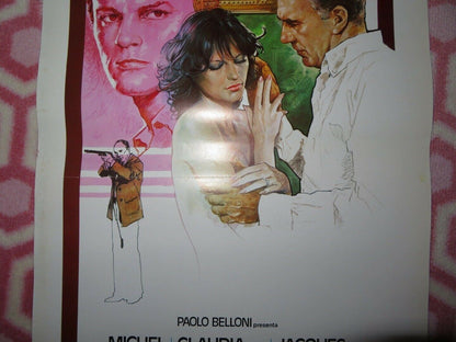 UNA DONNA DUE PASSIONI / Fire's Share ITALIAN LOCANDINA (27.5"x13") POSTER 1978