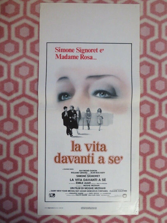 LA VITA DAVANTI A SE'/ Madame Rosa ITALIAN LOCANDINA  (27.5"x13") POSTER 1976