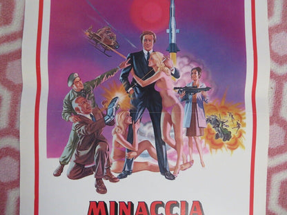 MINACCIA DA UN MILIARDO DI DOLLARI ITALIAN LOCANDINA  (27.5"x13") POSTER 1980