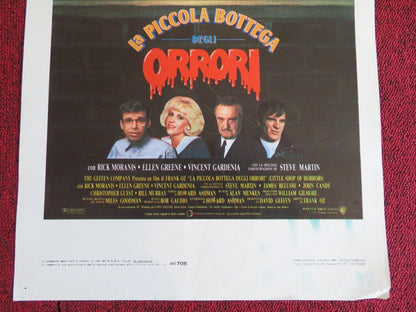 LA PICCOLA BOTTEGA DEGLI ORRORI  ITALIAN LOCANDINA (27.5"x13")  POSTER 1986