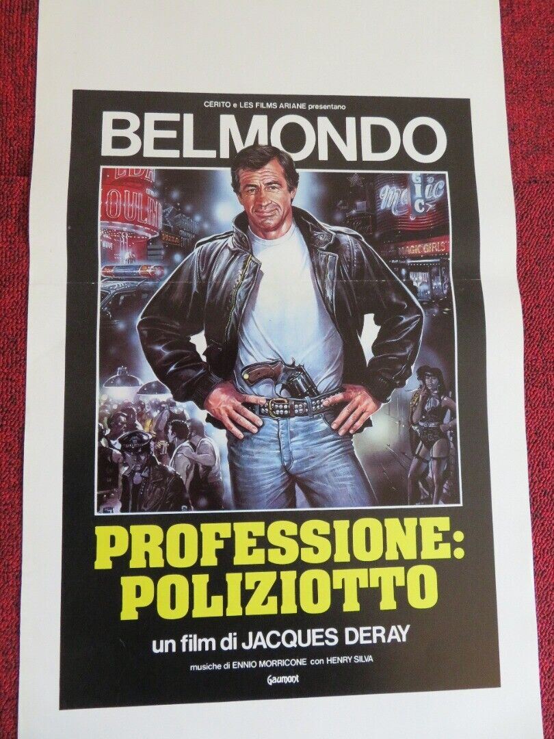 PROFESSIONE: POLIZIOTTO  ITALIAN LOCANDINA (27.5"x13")  POSTER 1985