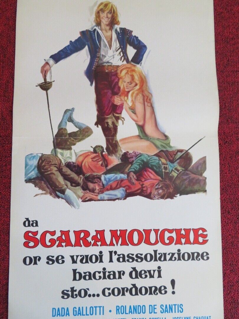 DA SCARAMOUCHE OR SE VUOI ... ITALIAN LOCANDINA (27"x12.5") POSTER '73