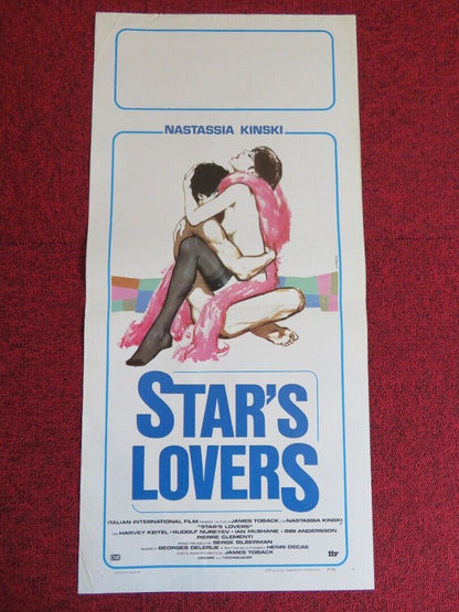 STAR'S LOVERS /Exposed ITALIAN LOCANDINA (27.5"x13") POSTER M BRODERICK 1983