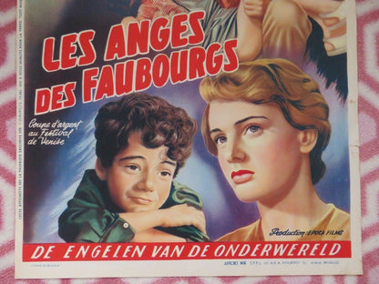 LES ANGES DES FAUBOURGS/ Gli angeli del quartiere BELGIUM (19.5"x14") POSTER