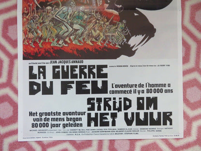 LA GUERRE DU FEU/ Quest for Fire BELGIUM (21.5"x14") POSTER EVERETT MCGILL 1981