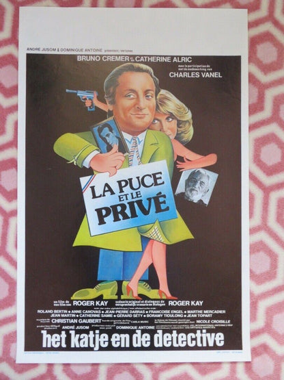 LA PUCE ET LE PRIVE BELGIUM (21"x14") POSTER BRUNO CREMER 1981