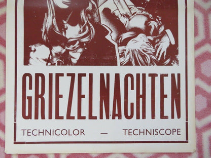 GRIEZELNACHTEN/ The Murder Clinic BELGIUM (22"x14.5") POSTER FRANCOISE PREVOST