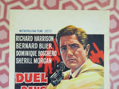 DUEL DANS LE MONDE/ Ring Around the World BELGIUM (21.5"x14.5") POSTER  1966