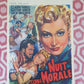 NACHT ZONDER MORAAL/ Die Nacht ohne Moral  BELGIUM (21.5"x14") POSTER 1953