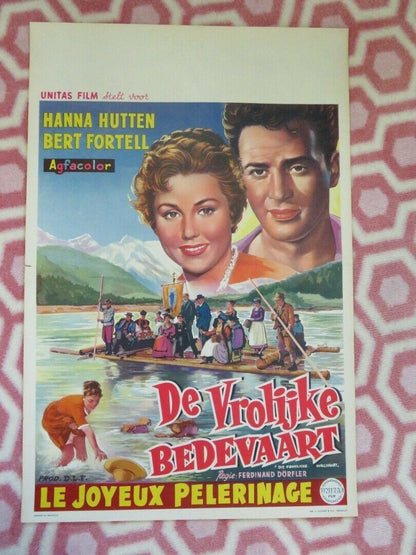 DE VROLIJKE BEDEVAART/ Die fröhliche Wallfahrt  BELGIUM (21"x14") POSTER 1956