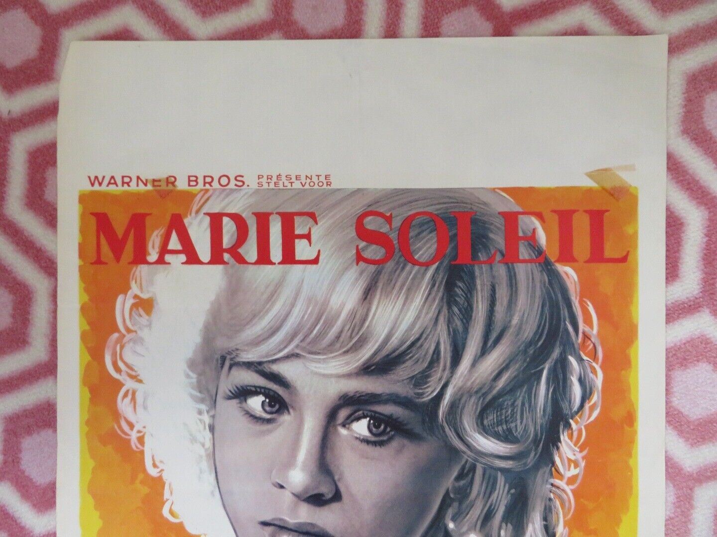 MARIE SOLEIL BELGIUM (22"x14.5") POSTER DANIELE DELORME JACQUES CHARRIER 1964