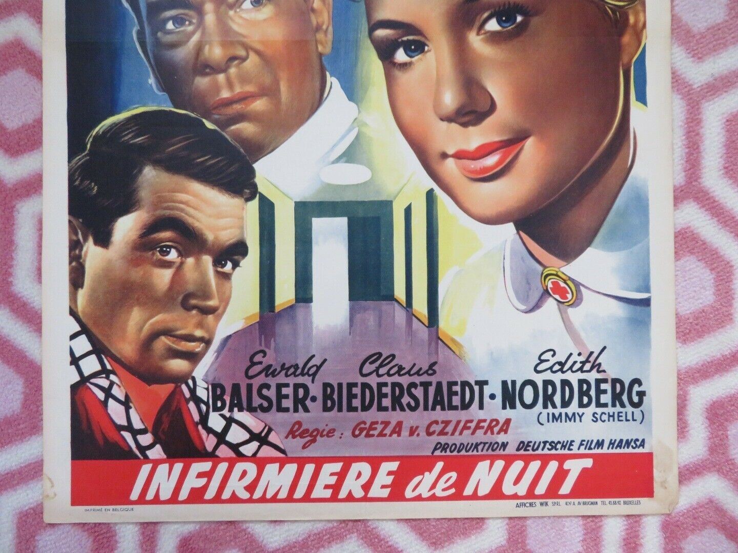 NACHTZUSTER INGEBORG/ Nachtschwester Ingeborg  BELGIUM (22"x14.5") POSTER