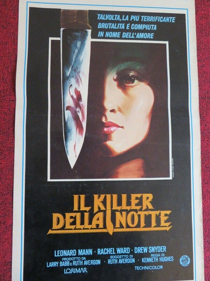 IL KILLER DELLA NOTTE ITALIAN LOCANDINA (27.5"x13.5") POSTER 1981