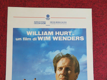 UNTIL THE END OF THE WORLD ITALIAN LOCANDINA (27.5"x13") POSTER W. HURT1991