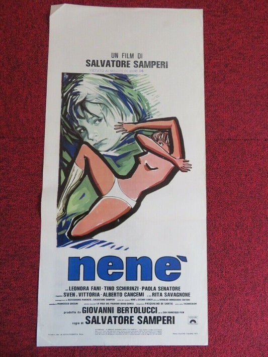 NENE / Sweet Adolescents ITALIAN LOCANDINA (27.5"x13") POSTER S SAMPERI 1977