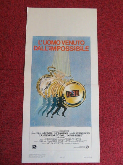 L'UOMO VENUTO DALL'IMPOSSIBILE ITALIAN LOCANDINA (27.5"x13") POSTER 1979